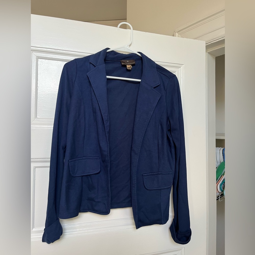 soft navy blazer